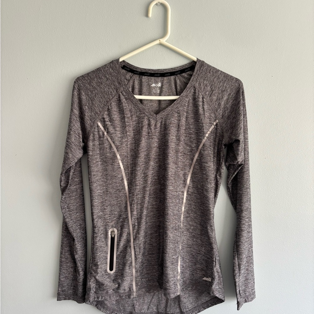 Avia Charcoal Long Sleeve Women's Tee